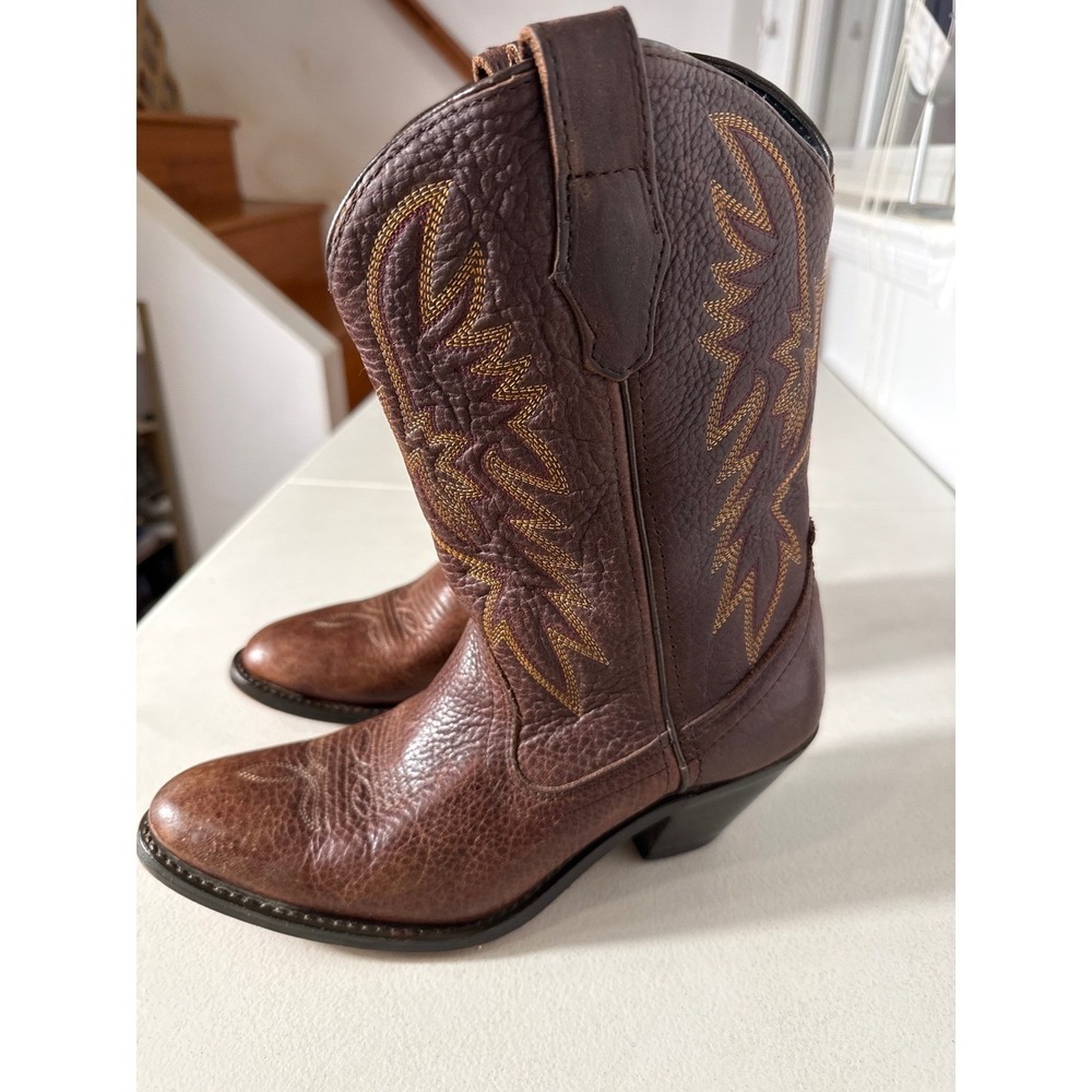 ARIAT RB7467 Leather Western Cowboy Boots Pointed Toe Cuban heel ladies 9M